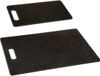 Secret de Gourmet Set de planches à découper - 2 pièces - Noir - Plastique