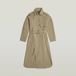G-Star Fluid Trench Coat Wmn Dames Spijkerjas XS Ensis Green