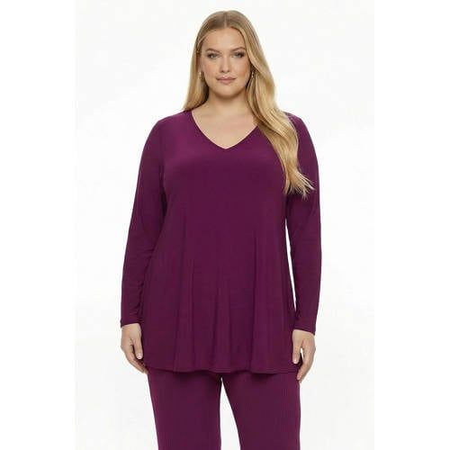 YOEK Tuniek Plus Size - Paars
