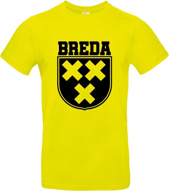 Sol's Breda Geel T-shirt - Heren - XL - Katoen
