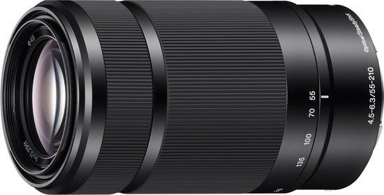 Sony E 55-210mm F/4.5-6.3 OSS zwart
