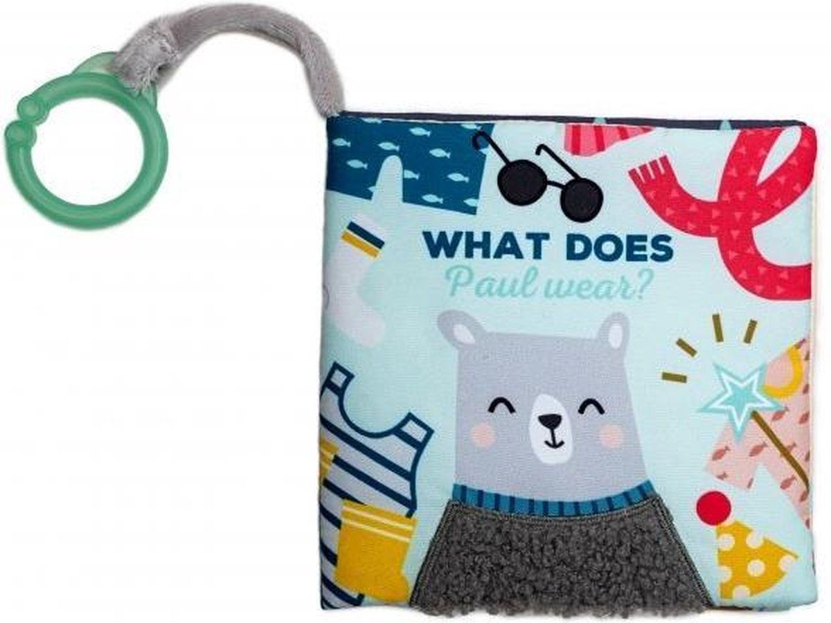 Taf Toys Activity Book Paul Junior 15 x 15 cm Textile Multicolor