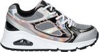 Skechers Uno Gen1-Platinum Flash Meisjes Sneakers - Zilver
