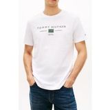 Tommy Hilfiger Brand Love Mono Stack T-shirt Blanc XL