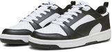 PUMA Rebound v6 Low Unisex Sneakers - Puma White-Puma Black-Puma White