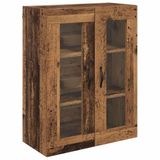 vidaXL Wandkast antiek hout, 69,5 x 34 x 90 cm