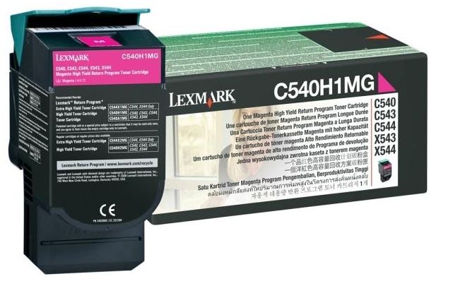 Lexmark C54x, X54x Magenta Toner Cartridge - 2,000 Pages