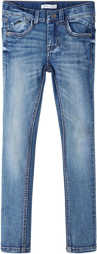 NAME IT NKMPETE Skinny Jeans Boys - Medium Blue Denim - Size 128