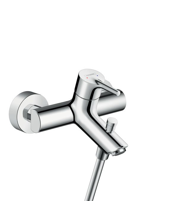 Hansgrohe Talis S badkraan met koppelingen chroom