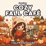 Cozy Fall Cafe Coloring Book