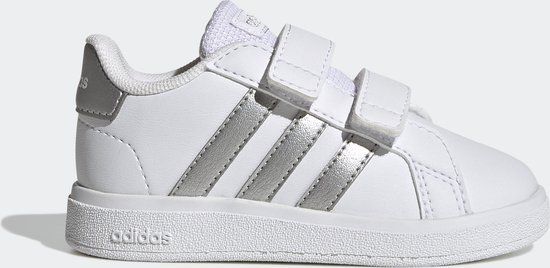 adidas Sportswear Grand Court Lifestyle Schoenen Kinderen Wit Maat 20 - Unisex Lage Sneakers - GW6526