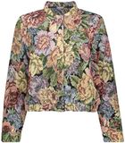 Geisha Jas Jacquard Jasje Met Bloemenprint 63701 20 Multicolour/lurex Dames Maat - S