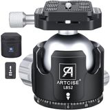 Balhoofd ARTCISE LB52 Balhoofd statief met laag profiel 52 mm diameter