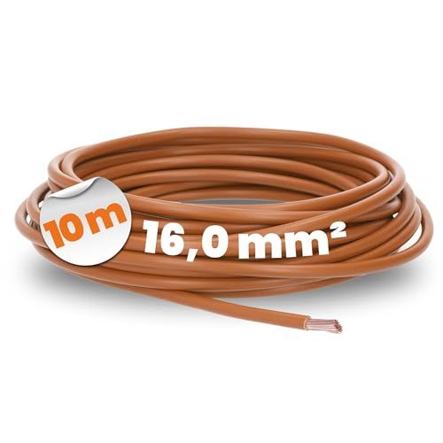 Lapp 10m H07V-K 16 mm² Bruin - Flexibele Aderleiding en Bedradingskabel