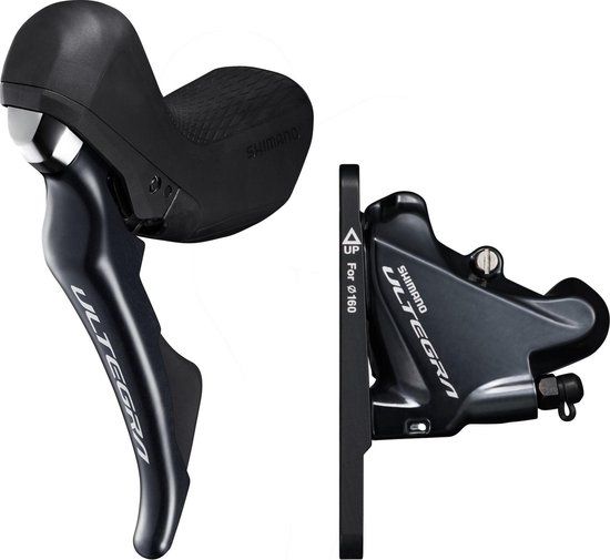 Shimano Ultegra ST-R8025/BR-R8070 Schijfremset - Links Voor 3 Vinger Zwart