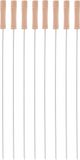 BBQ Collection 8x stuks Barbecue spiezen/vleespennen van metaal 40 cm
