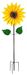 Moulin à vent en métal - Décoration de jardin - Ailes en double couche - Dissuasif pour les oiseaux - Dimensions : 20 cm de diamètre - Hauteur : 75 cm - Ornement de jardin