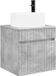 vidaXL Wandgemonteerde wastafelmeubel Betongrijs 49 x 44,5 x 65,5 cm