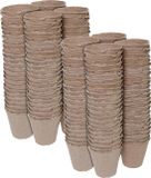 Nature Talen Tools Stekpotje / kweekpot - 192 stuks - 6 cm - turfpotjes
