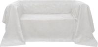 vidaXL - Bankhoes - microsuede - crème - 210 x 280 cm