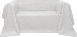 vidaXL - Bankhoes - microsuede - crème - 210 x 280 cm