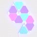 Calex Smart Triangle LED Verlichting - 9 LED Panelen Gaming - RGBIC Sfeerverlichting - 16 Miljoen Kleuren - Wifi Wandlamp met App Bediening