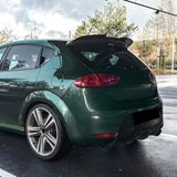 AutoStyle Dakspoiler compatibel met Seat Leon 1P 5-deurs Facelift 2009-2012 (ABS Glanzend zwart)