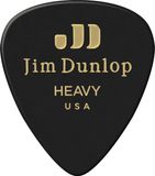 483P#03 Dunlop 483P03H Celluloid Black Pick Heavy plectrumset (12 stuks)