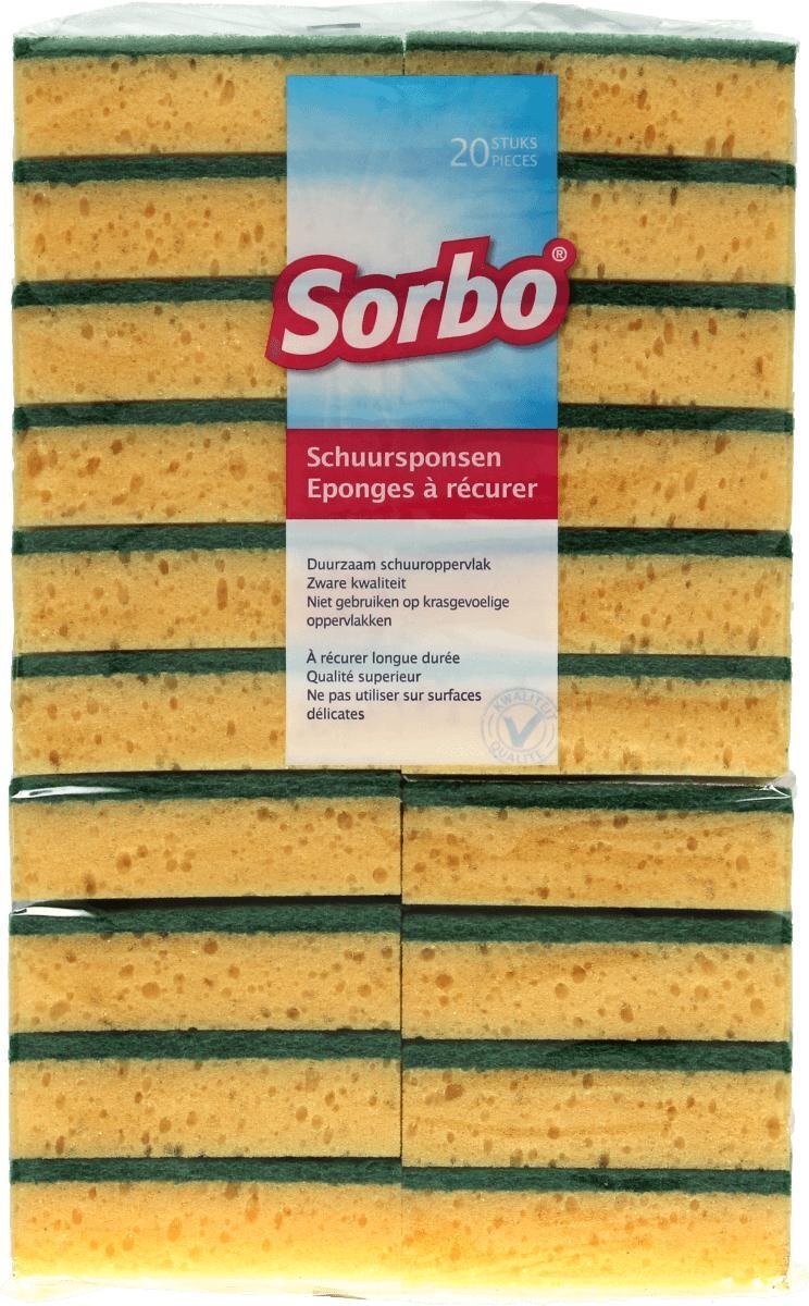 Sorbo Schuursponsen - 20 stuks - Zware kwaliteit