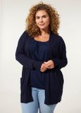 Miss Etam Plus Miss Etam Vest SENNA - Plus - Blauw - 4XL