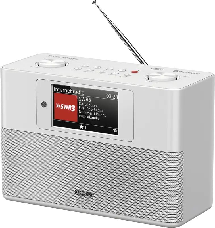 Kenwood CR-ST200SW Draagbare Smart Internet Radio met DAB+ - Wit