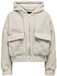 Only Onltanja Teddy Hood Jacket Otw Noos 15335779 Pumice Stone - L
