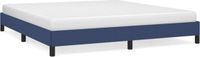 vidaXL Bedframe - Stof - Blauw - 160x200 cm