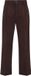 WE Fashion Heren loose fit chino met bandplooi en elastische broekband