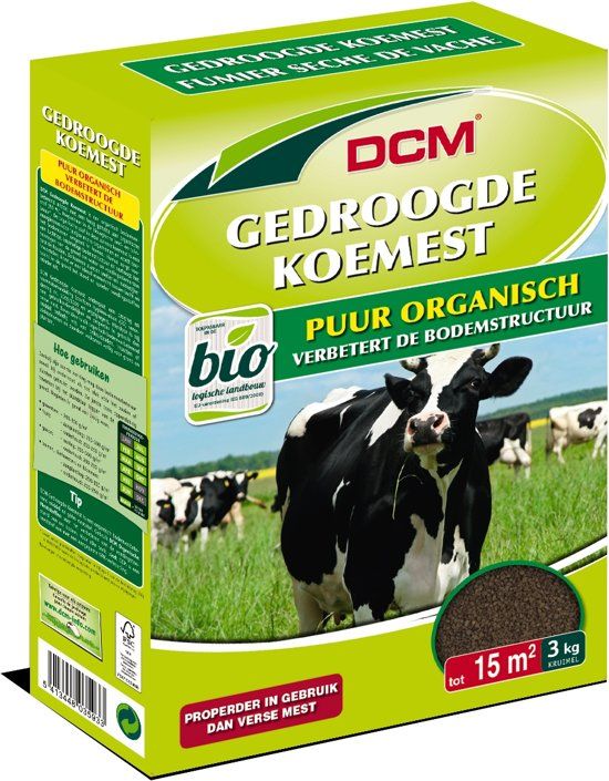 DCM gedroogde koemest - 5413448127799