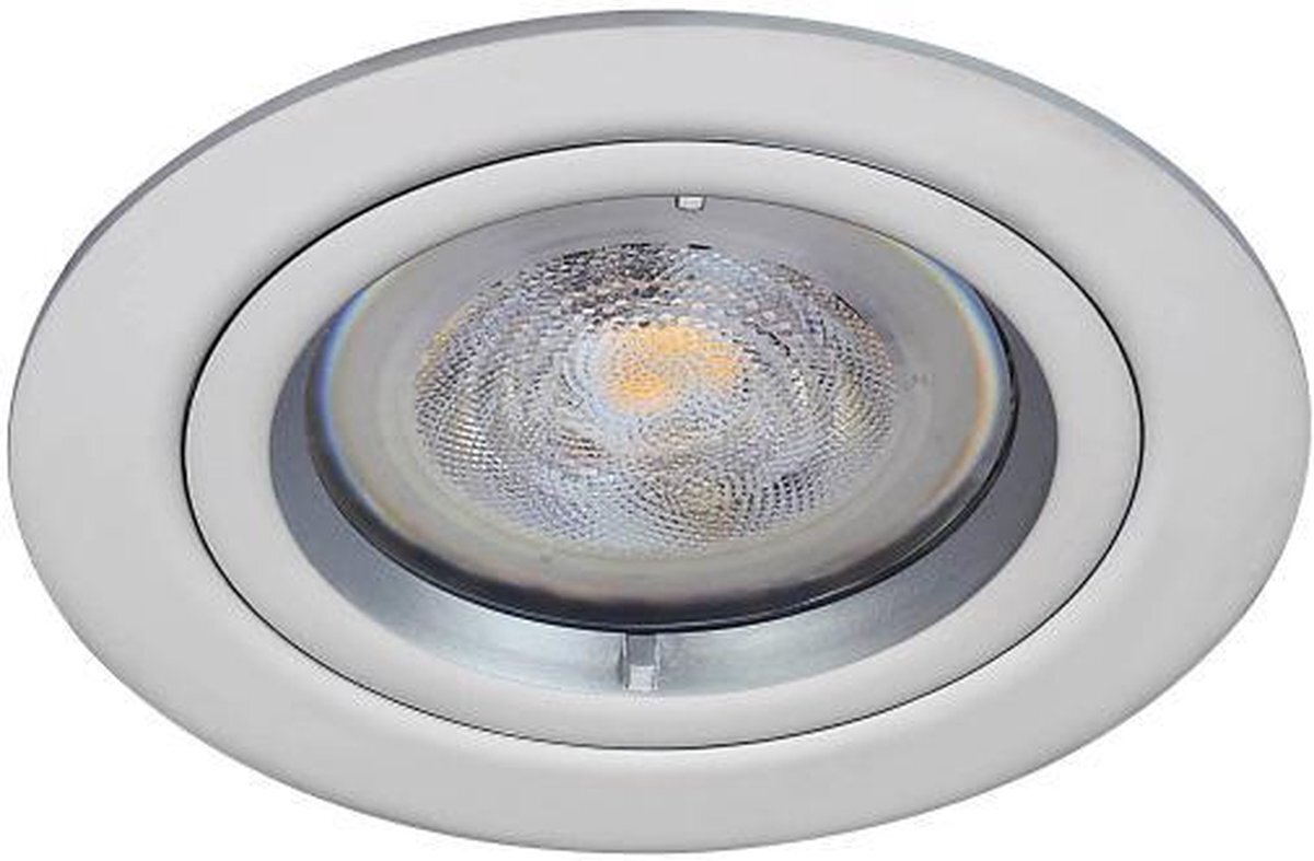 RTM Lighting Platte inbouwspot Beka -Rond Chrome -Extra Warm Wit -Dimbaar -3.8W -RTM Lighting LED