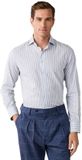 Hackett Overhemd Met Lange Mouwen Blauw M Man