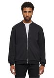 Urban Classics Cozy College Jacket Sweater/trui met rits - 4XL - Zwart