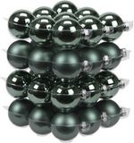 Othmar Decorations boules de Noël - 36x pc - vert émeraude - D6 cm - verre