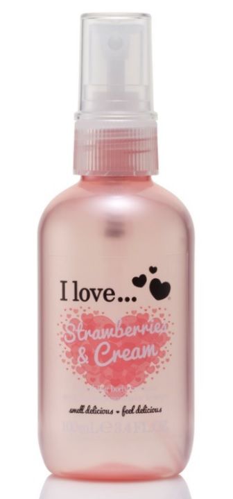 I love... Body spritzer strawberries & cream 100ml
