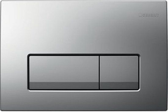 Geberit Delta50 bedieningsplaat - 2-toets spoeling - Chroom