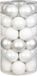 Inge-glas Inge Christmas Kerstballen - 30 stuks - Wit - 6 cm - Glas - Mat/Glans