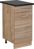 Vicco R-Line Keukenonderkast – 40 cm, WB Antraciet Sonoma