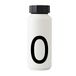 Design Letters Persoonlijke thermo/geïsoleerde fles (wit) - O