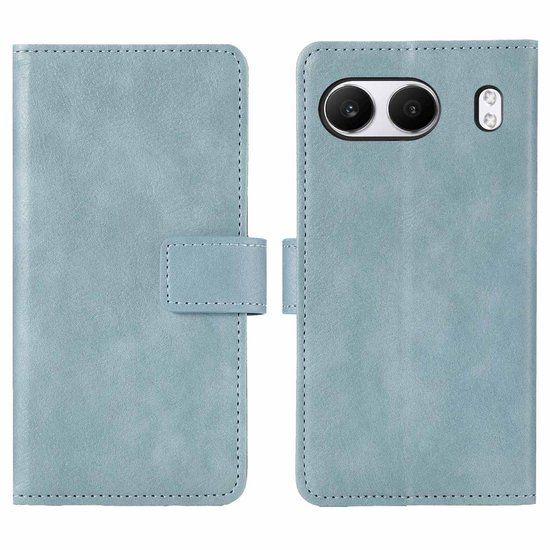 imoshion Hoesje - Geschikt voor OnePlus Nord 4 - Luxe Bookcase - Lichtblauw