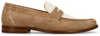 Manfield Heren Taupe Suède Loafers Maat 45