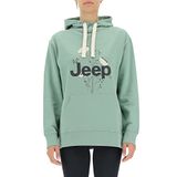Jeep J Oversized Dameshoodie Met Jeep Botanical J22w dames Lange gebreide jas