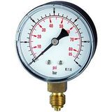 RIEGLER 114741-107-KDE Standard Mano "Pressure Line" G 1/4 onder, 0-16,0 bar/235 psi, Ø 50, 1 stuk