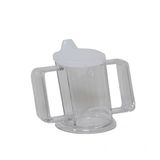 Henrotek Gastronoble Handycup transparant met deksel, Tuitbeker, 0.2 l, Kunststof, Transparant