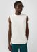 s.Oliver T-shirt - Coton - Uni - Col rond - Manches courtes - Blanc laine - S